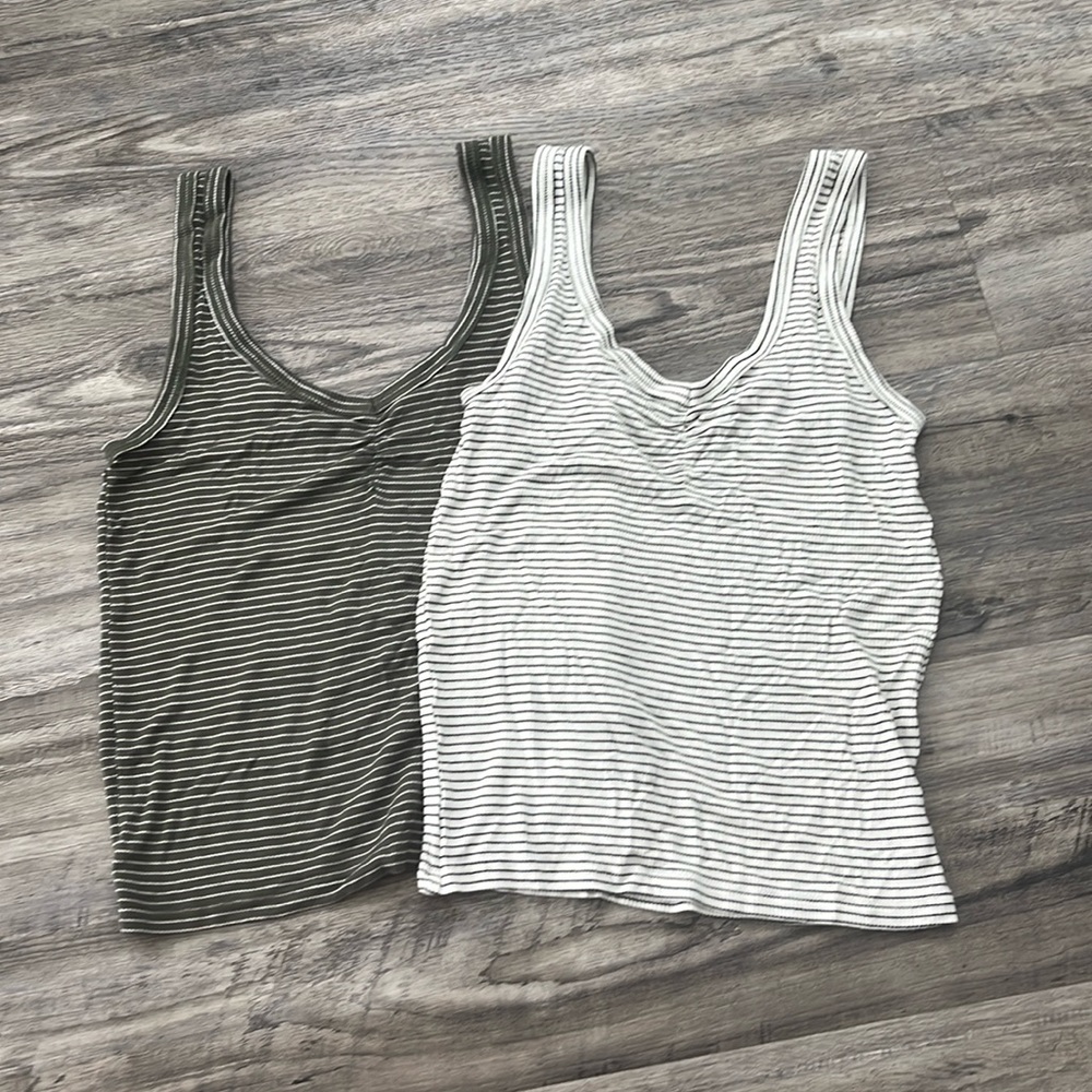 American Eagle soft and sexy tank top striped size small